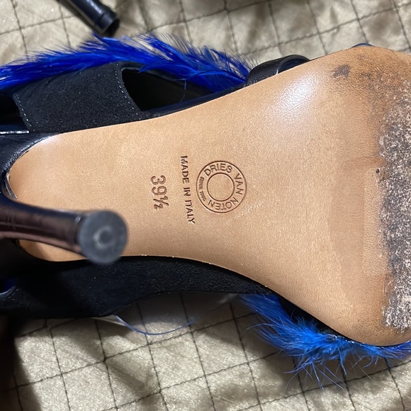 Beautiful real feather dries van noten heels - Picture 5 of 6